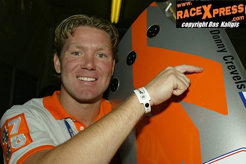 Donny Crevels happy met podium!